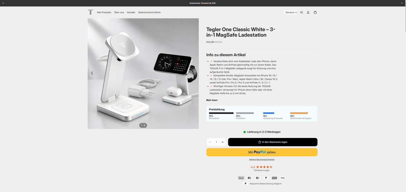 Shopify store built alongside an Amazon business